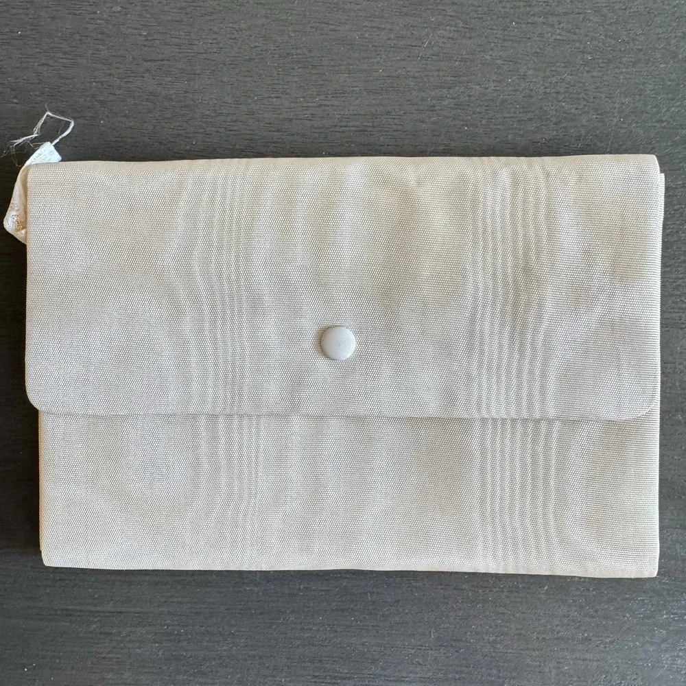 Vintage‎ Julius Garfinckel Travel Jewelry Case Satin Pouch Made in Italy 7